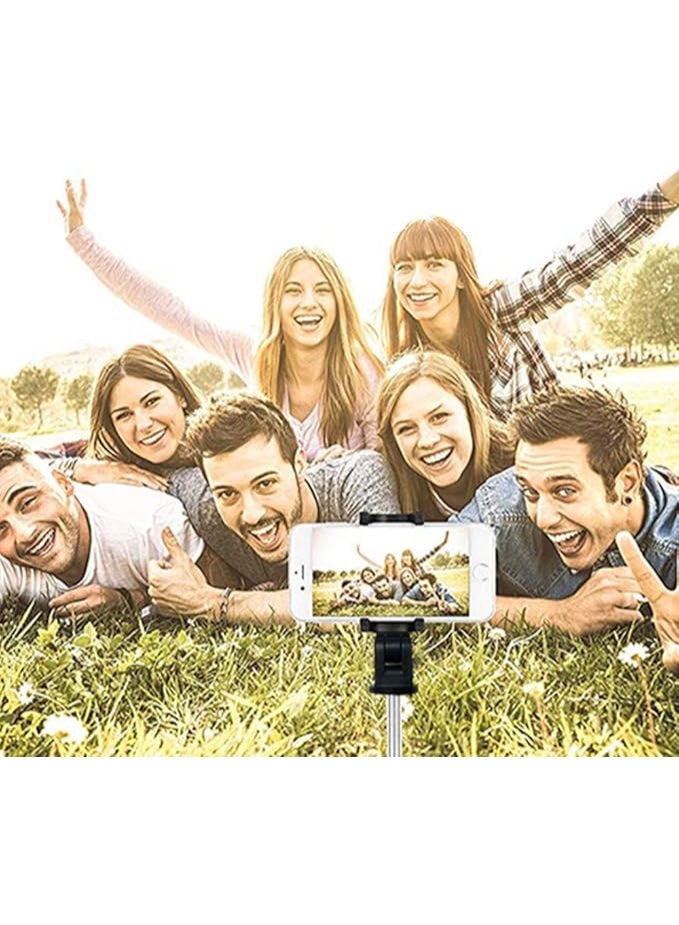 Extendable tripod for selfie stick with Bluetooth remote control, compatible with Samsung Galaxy S7/S7 Plus/S8/S8 Plus/S9/S9 Plus, iOS and Android devices, mobile/phone X/8/8 Plus. - Image 2