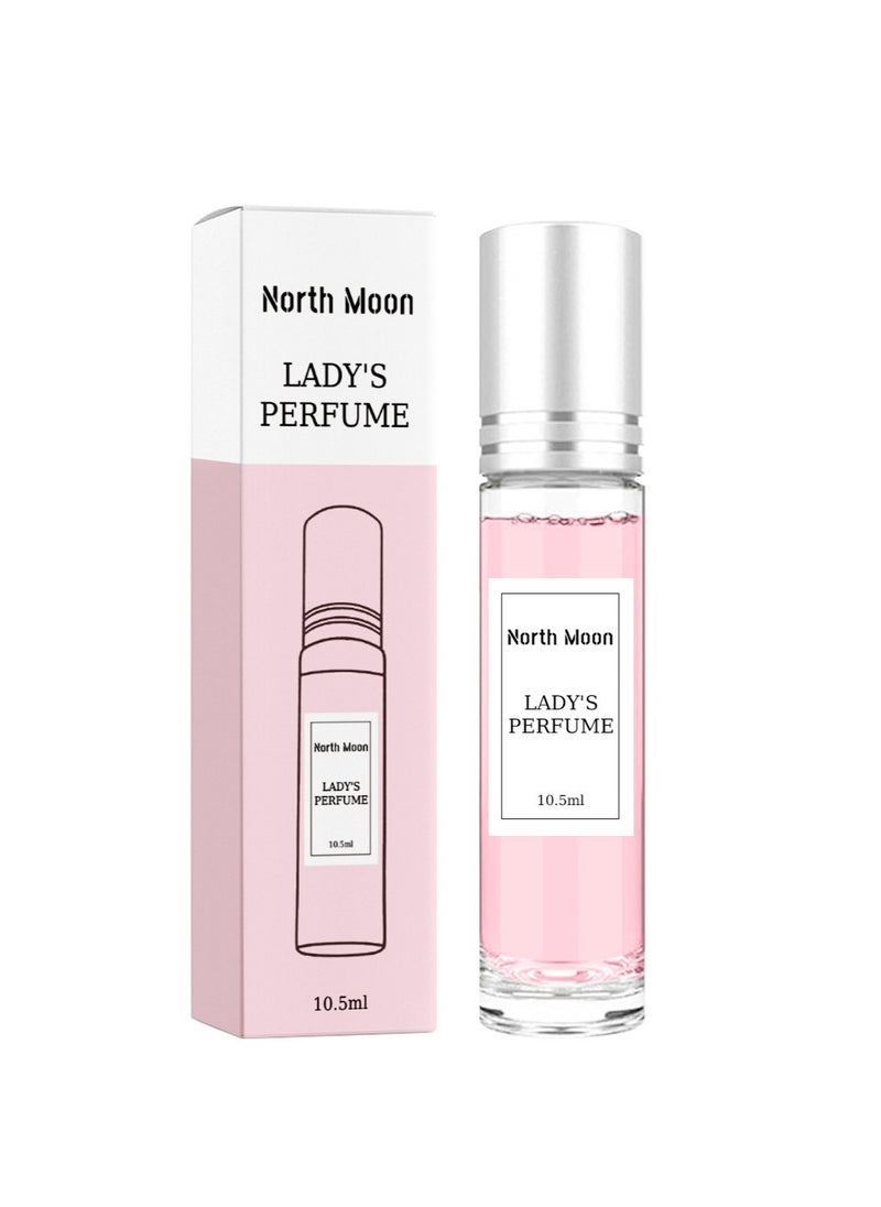 NORTH MOON women's pink perfume, removes body odor,natural and fresh, portable fragrance, refreshing and long-lasting dating, niche perfume for women,10.5 ml  - Image 5