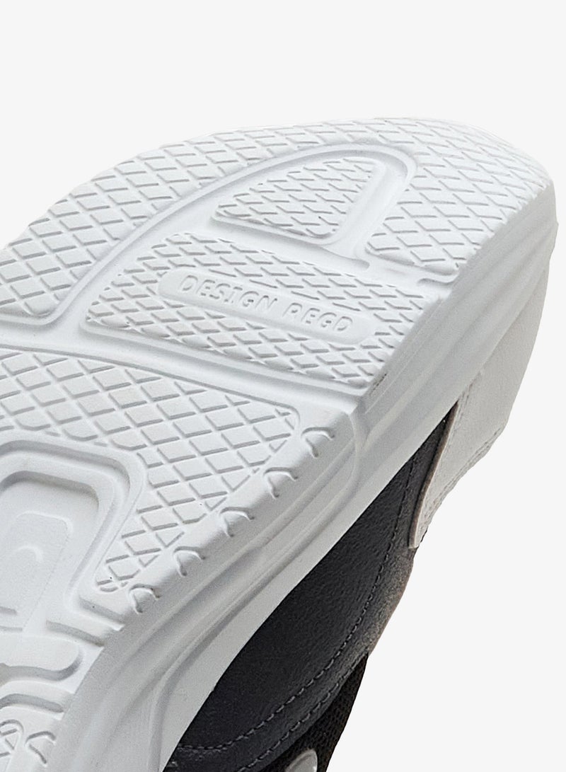 كامبس أحذية رياضية كلاسيكية منخفضة للأطفال باللون الأسود، مظهر متباين بنعل مريح للمرح طوال اليوم - Image 5