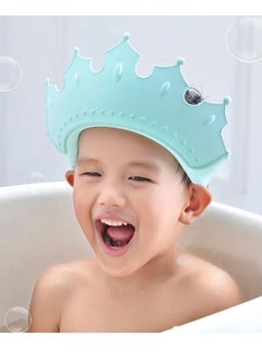 SOSEKO Baby Shower Cap Shield Visor Hat for Eye and Ear Protection Blue  Color 
