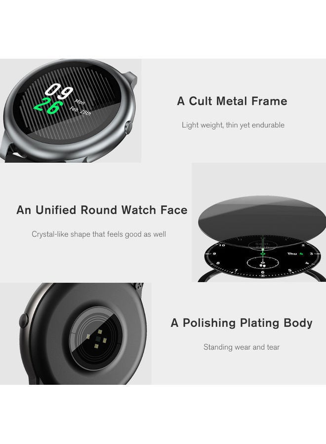 Haylou 340 mAh Global Version LS05 Solar Smart Watch Black - Image 5
