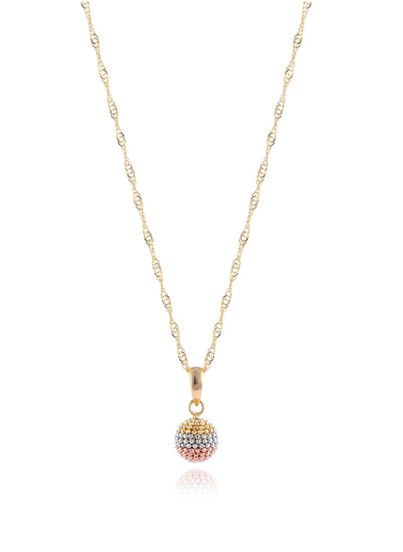 BAFLEH JEWELLERY - Embrace Your Beauty with an 18K Gold Pendant and Chain - Image 1