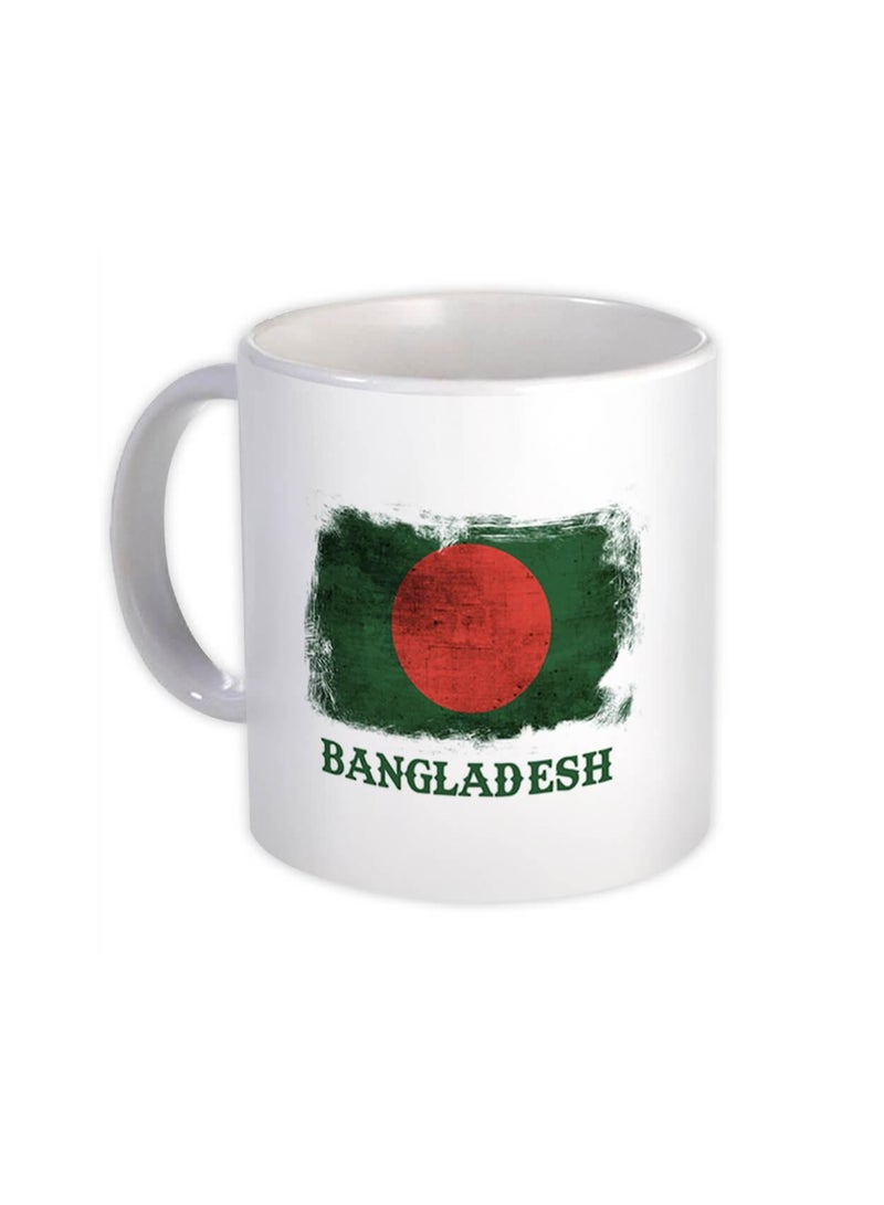 RYN White Coffee Mug with Bangladesh Flag Design - Image 2
