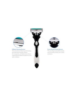DORCO Orco Pace 6 Sixblade Disposable Men'S Razor 2Pack (6Count)  - Image 3