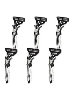 DORCO Orco Pace 6 Sixblade Disposable Men'S Razor 2Pack (6Count)  - Image 2