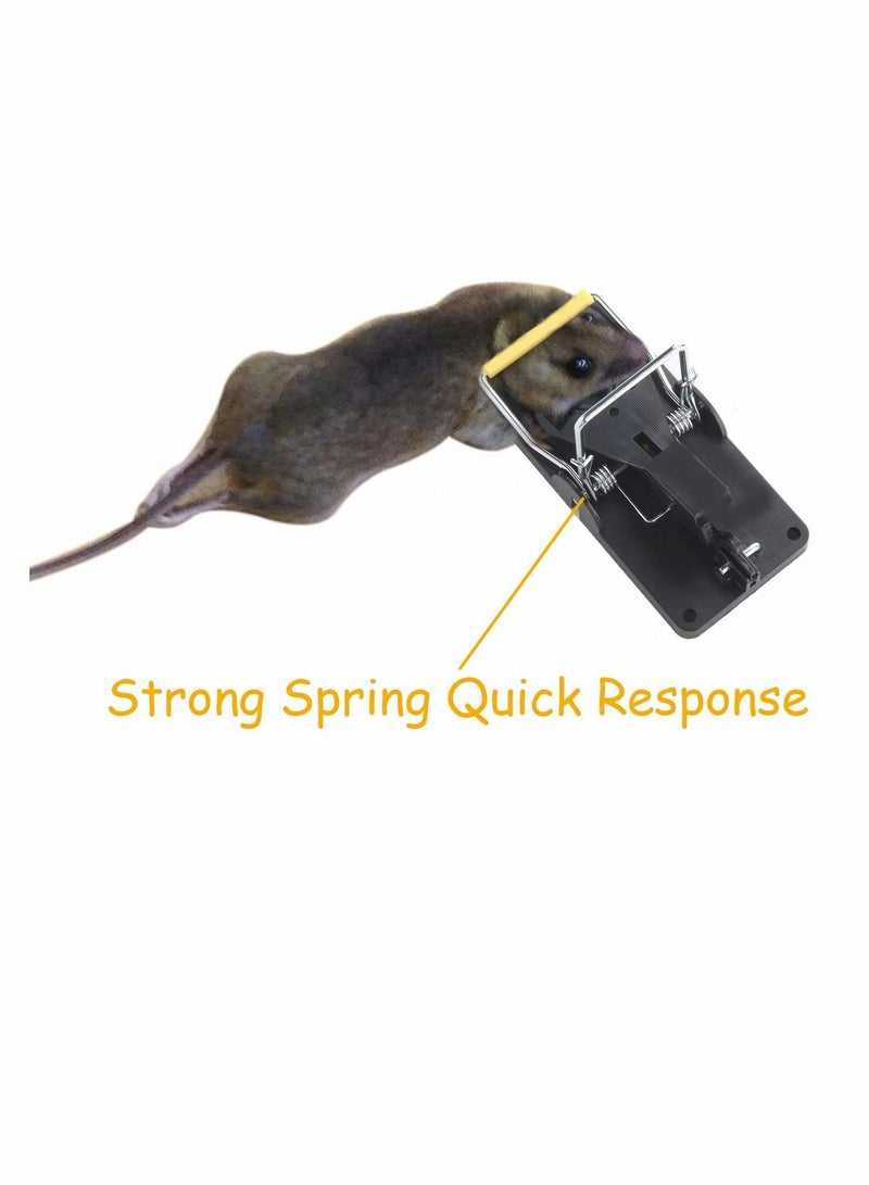 SOLARAE Mouse Trap, Reusable Mice Snap Traps, Power Mouse Catcher That Kill Rat Instantly Sensitive Rodent killer with Bait Cup for kitchen & Garden Easy To Clean Effective Safe And Painless, 6 Pack - Image 5