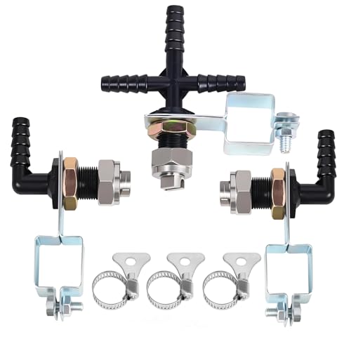 JADSOrBoBi Spray Boom Repair Kit with 8001VS Tips 38 Nozzle Body Elbows Cross Tip Screens Nozzle Caps Nuts 1 Boom Clamps Hose Clamps Sprayer Parts for 3Tip Boom Repair - Image 1