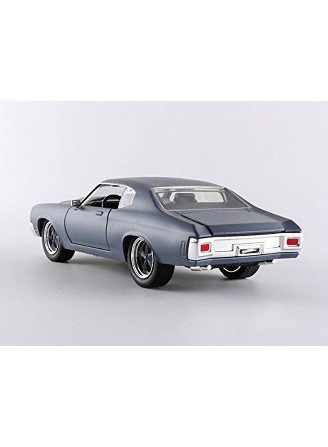 Jada Toys Fast & Furious Diecast '70 Chevy Chevelle SS Vehicle (1:24 Scale),Matte Grey - Image 3