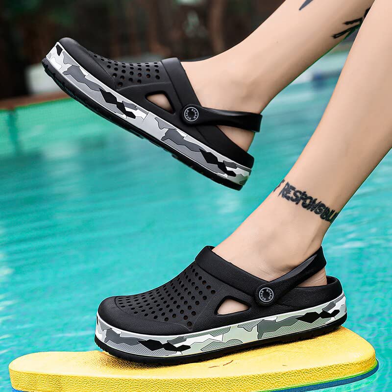 SVAAR Men's Super Stylish Clogs || Sandals with Adjustable Back Strap for Men - Image 4