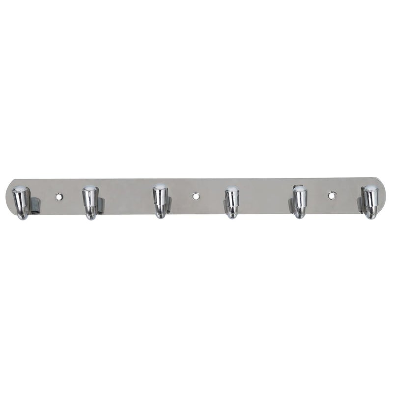 Ingo creation Stainless Steel and Aluminium Alloys Zyra 6 Legs Cloth Hanger Bathroom Wall Door Hooks for Hanging KeysClothesTowelHolder Steel Hooks Hook Rail Pack of 3 - Image 3