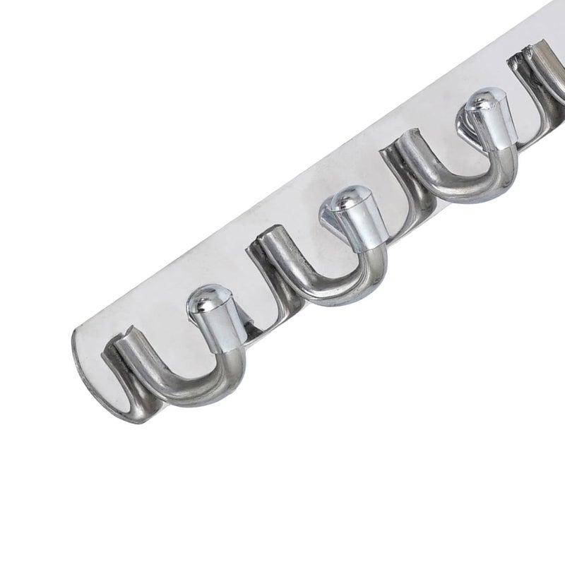 Ingo creation Stainless Steel and Aluminium Alloys Zyra 6 Legs Cloth Hanger Bathroom Wall Door Hooks for Hanging KeysClothesTowelHolder Steel Hooks Hook Rail Pack of 3 - Image 5