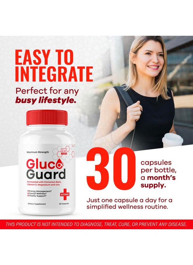 LIVORKA LIVORKA Gluco Guard Blood Support, Gluco Guard, GlucoGuard Blood Support, GlucoGuard Capsules, GlucoGuard Natural Support Formula, Gluco Guard Supplement Premium Pills, 30 Capsules for 1 Month  - Image 3