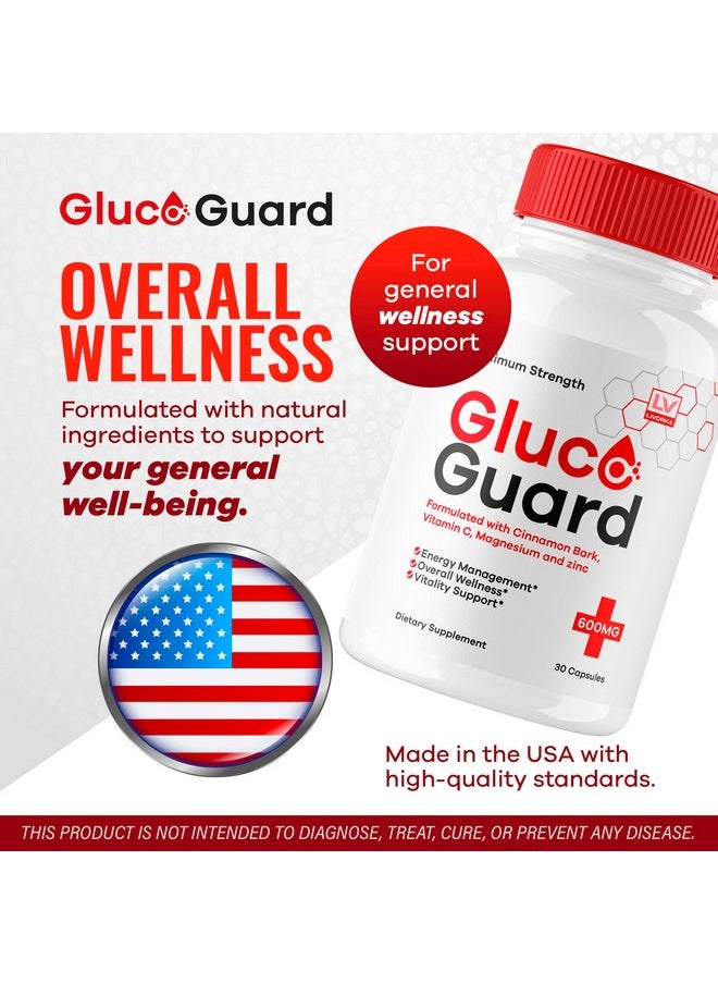LIVORKA LIVORKA Gluco Guard Blood Support, Gluco Guard, GlucoGuard Blood Support, GlucoGuard Capsules, GlucoGuard Natural Support Formula, Gluco Guard Supplement Premium Pills, 30 Capsules for 1 Month  - Image 4