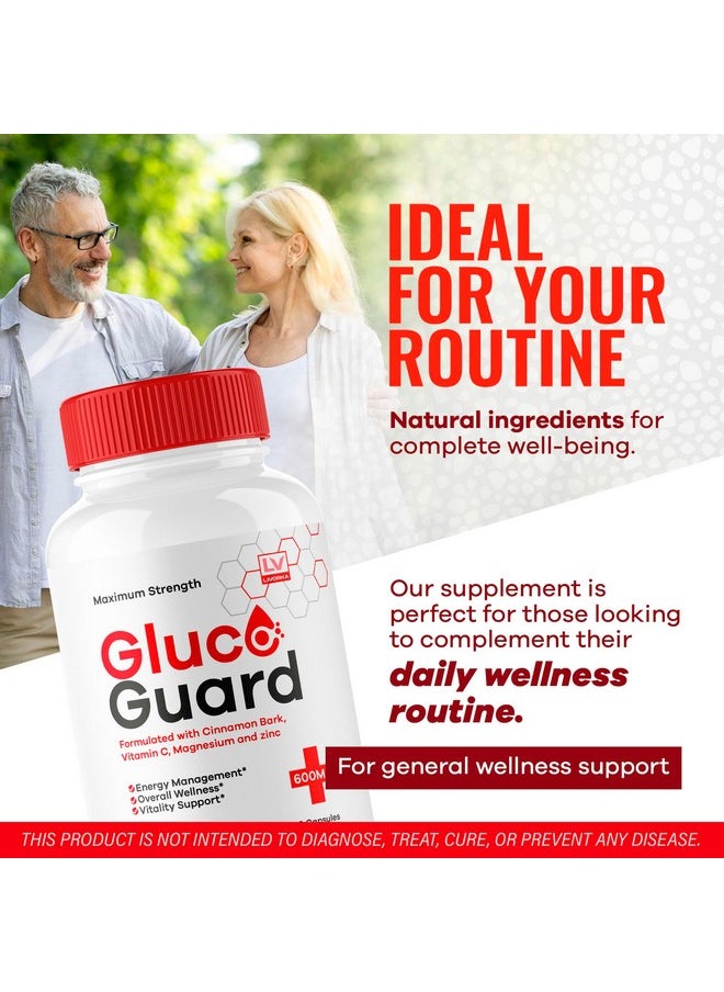 LIVORKA LIVORKA Gluco Guard Blood Support, Gluco Guard, GlucoGuard Blood Support, GlucoGuard Capsules, GlucoGuard Natural Support Formula, Gluco Guard Supplement Premium Pills, 30 Capsules for 1 Month  - Image 5