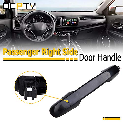 OCPTY Door Handles Exterior Passenger Right Side Replacement fit 2006-2012 for Hyundai Elantra Outside Door Handle Black - Image 2