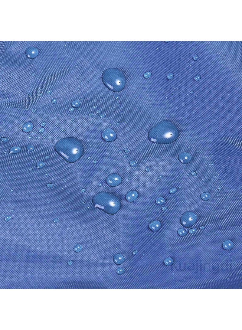 Kuajingdi Patio Waterproof Furniture Covers, Outdoor Lawn Dust Windproof Rain Sofa Table Chair Blue Protection  - Image 4