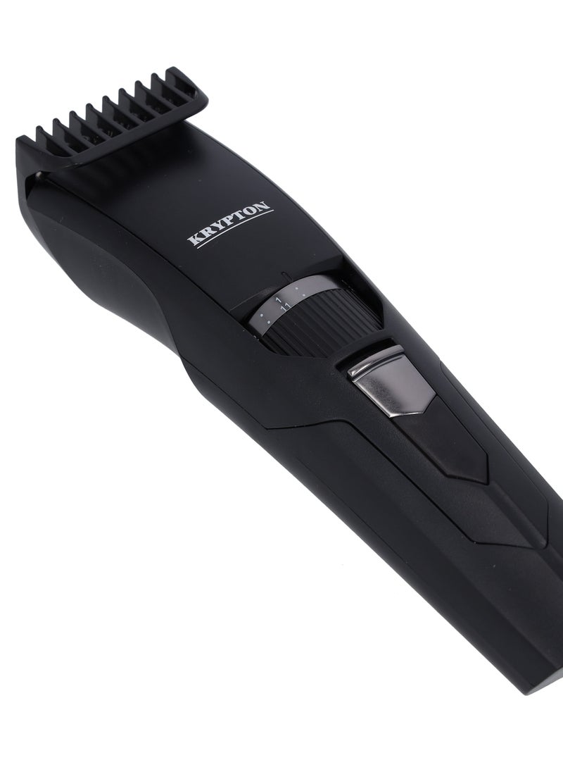 KRYPTON Professional Trimmer, Rechargeable Trimmer, KNTR5418 | Hair/Bread Trimmer | Stainless Steel Blade | 20 Settings | 60 Minutes Working Time | Li-Ion Battery | Cord/Cordless Operation  - Image 1