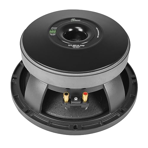 Timpano TPT-MD10 PRO 10" Midrange Speaker, 1000 Watts, 8 Ohm Loudspeaker 10 Inch Mid Range for Pro Car Audio (Single) - Image 3