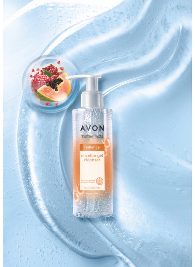 AVON Nutra Effects Radiance Micellar Gel Cleanser 195ml - Image 4