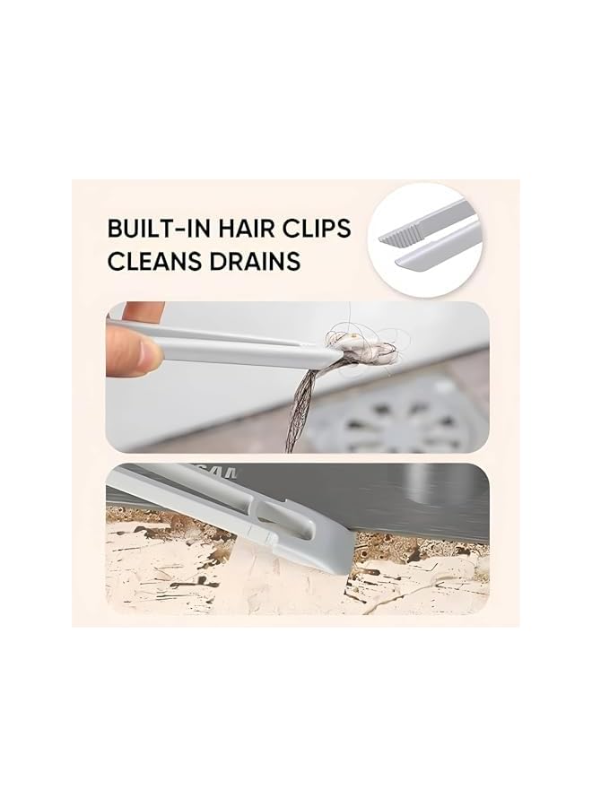 promass Multi-function Rotating Crevice Cleaning Brush 360 Degree No Dead Corners Household Hard Bristle Crevice Gap Cleaning Tool for Household Use Kitchen Bathroom Rotating Cleaning Tool(Purple) - Image 5