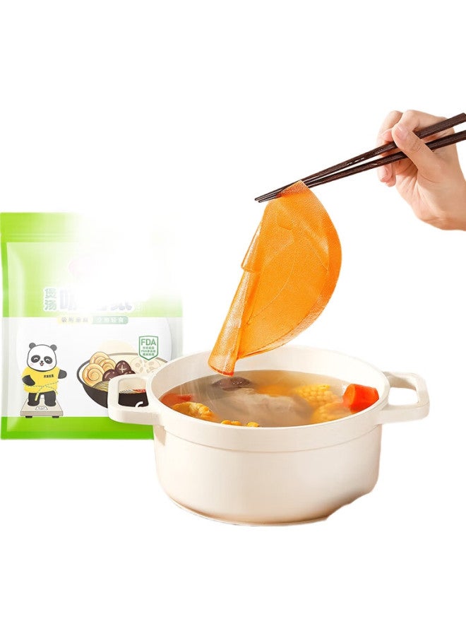 Maryya Meili Ya Oil-Absorbing Paper, Food-Grade, 60 Sheets, Enhanced Oil Absorption, Kitchen Use For Soup Making, Oil Straining And Degreasing Paper - Image 1
