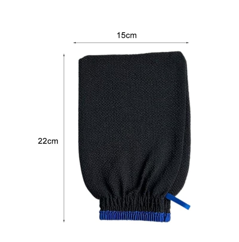 Quality Exfoliating Gloves -Body Scrub Gloves for Men and Women.Best Bath Shower Sauna Hammam Dead Skin Cells Remover,Self Tan Removal Kessa Scrubber Mitt, Improves,1PC- MULTICOLOR - Image 2