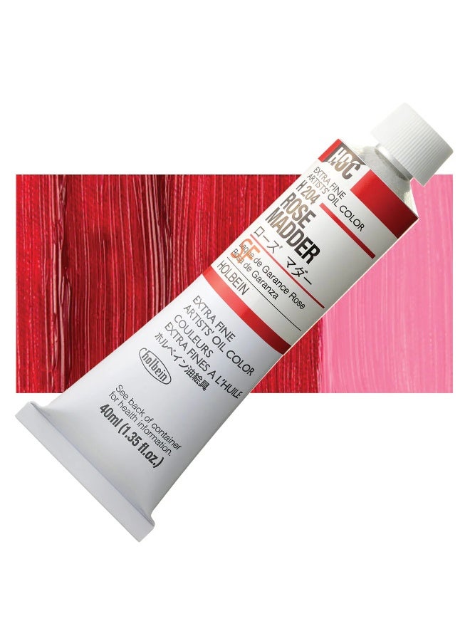 Holbein Artists' Oil Colors , 40ml -  Rose Madder - Image 2