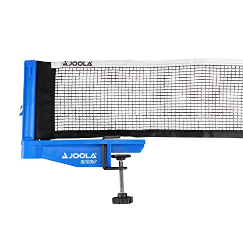 JOOLA Outdoor Weatherproof Table Tennis Net and Post Set - Waterproof 72" Regulation Size Ping Pong Screw On Clamp Net - Ideal for Indoor and Outdoor Use - Image 1