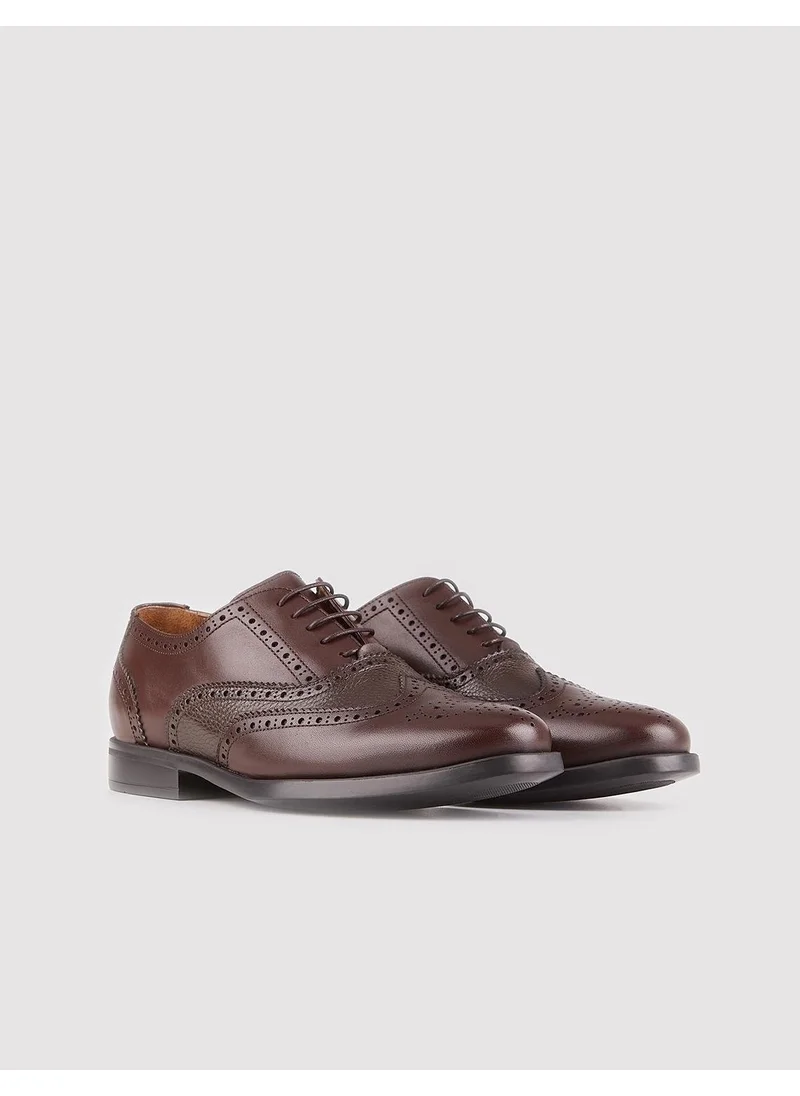 كاباني Genuine Leather Brown Men's Shoes