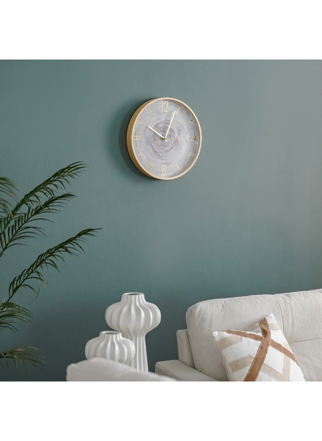 DANUBE HOME Danube Home Cambridge Clock With 3D Face 2 Wall Clock - 40X4.9X40Cm Stylish Gold Wall Clocks For Room & Offices Wall Decor For Home Decorative Home Accessories  - Image 3