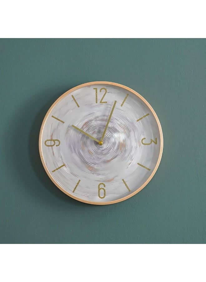 DANUBE HOME Danube Home Cambridge Clock With 3D Face 2 Wall Clock - 40X4.9X40Cm Stylish Gold Wall Clocks For Room & Offices Wall Decor For Home Decorative Home Accessories  - Image 1