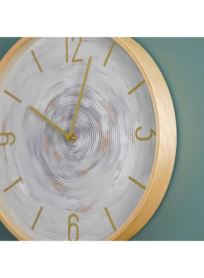 DANUBE HOME Danube Home Cambridge Clock With 3D Face 2 Wall Clock - 40X4.9X40Cm Stylish Gold Wall Clocks For Room & Offices Wall Decor For Home Decorative Home Accessories