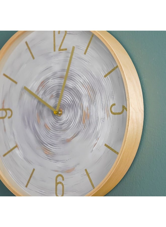 DANUBE HOME Danube Home Cambridge Clock With 3D Face 2 Wall Clock - 40X4.9X40Cm Stylish Gold Wall Clocks For Room & Offices Wall Decor For Home Decorative Home Accessories  - Image 2