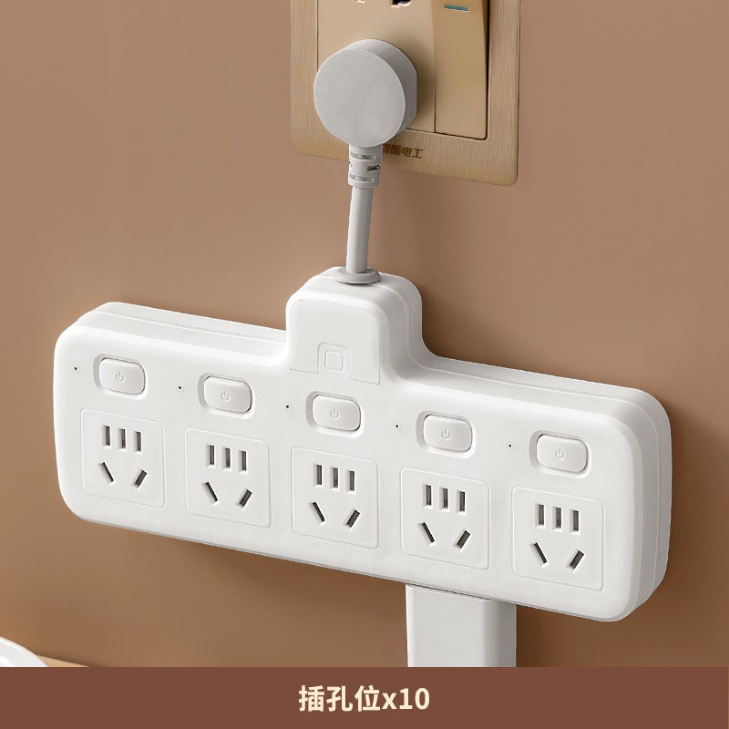 محول متعدد الوظائف للأجهزة المنزلية بمقبس USB واحد إلى متعدد مع سلك توصيل لمكتب أو سكن طلابي - Image 1