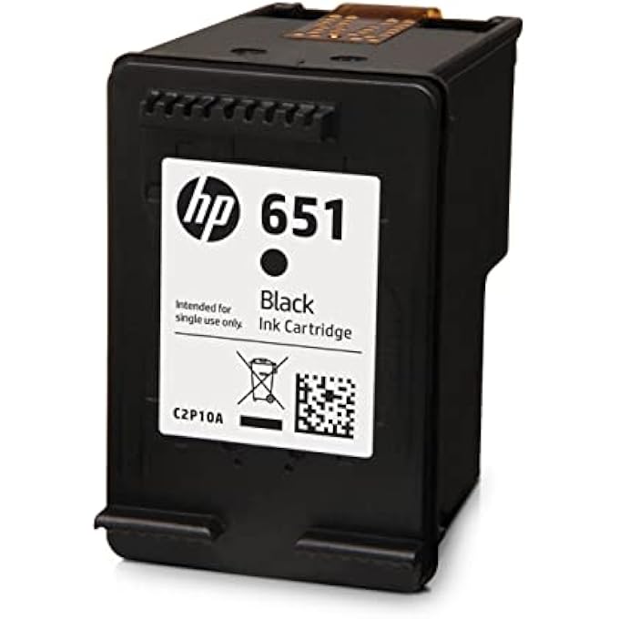 HEWLETT PACKARD 651 BLACK ORIGINAL INK CARTRIDGE-1PC - Image 1