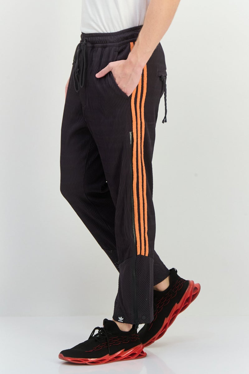 adidas Originals Men Sportswear Fit Outdoor Track Pants, Washed Black  - Image 2