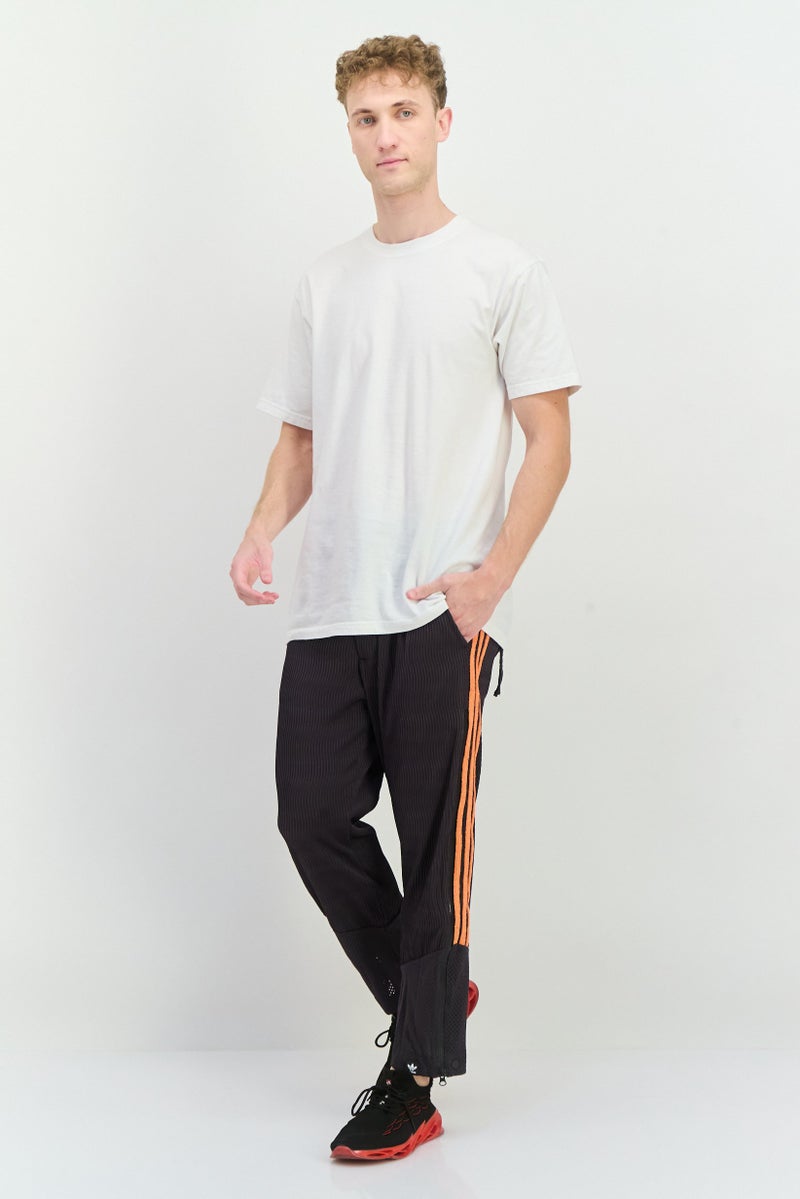 adidas Originals Men Sportswear Fit Outdoor Track Pants, Washed Black  - Image 4