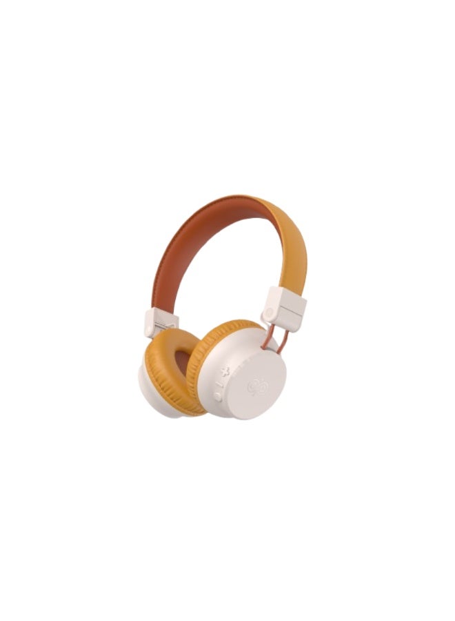 Engage HS E30 Wireless Over-Ear Headphone, Active Noise Cancellation, Up to 55H Playtime, Crystal-Clear Audio, Advanced Bluetooth Technology, Foldable & Lightweight, Beige - Image 1