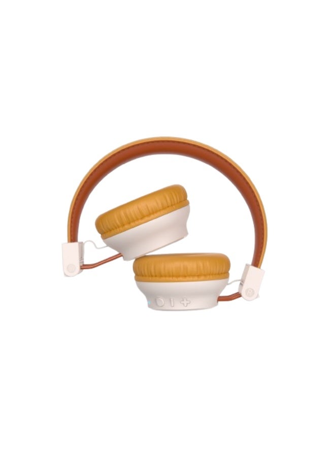 Engage HS E30 Wireless Over-Ear Headphone, Active Noise Cancellation, Up to 55H Playtime, Crystal-Clear Audio, Advanced Bluetooth Technology, Foldable & Lightweight, Beige - Image 4