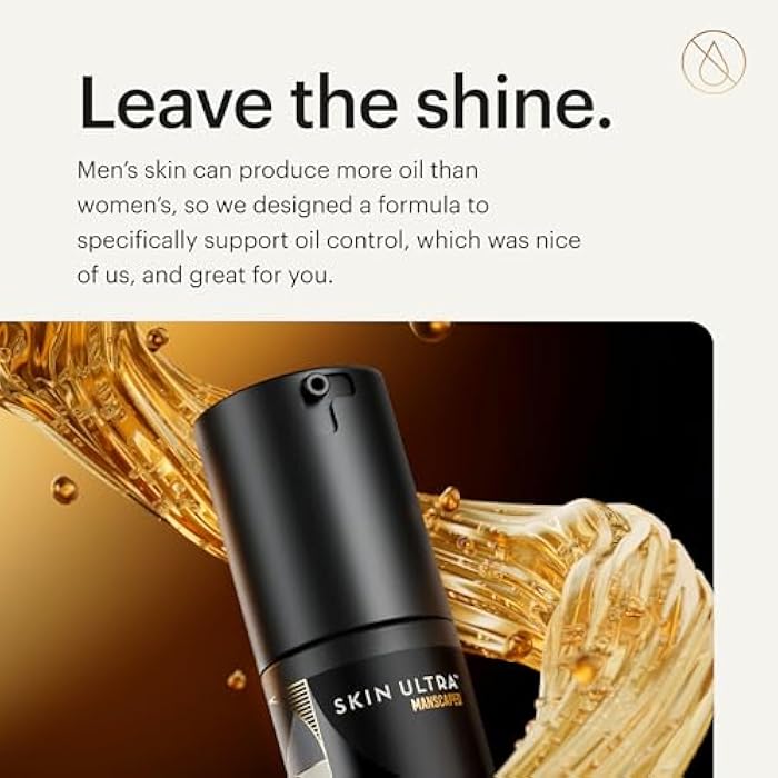 MANSCAPED® Skin Ultra™ Brightening Serum - Men's Vitamin C Face Serum Formulated to Improve Skin Tone & Help Reduce Appearance of Wrinkles, Infused with Licorice Root & Niacinamide, 1 fl oz, (2-Pack) - Image 4