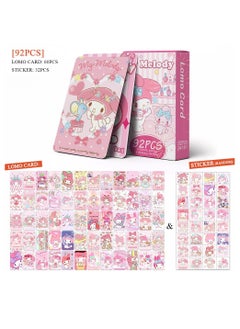 EHOME 92Pcs Sanrio My Melody Lomo Card And Sticke  - Image 2