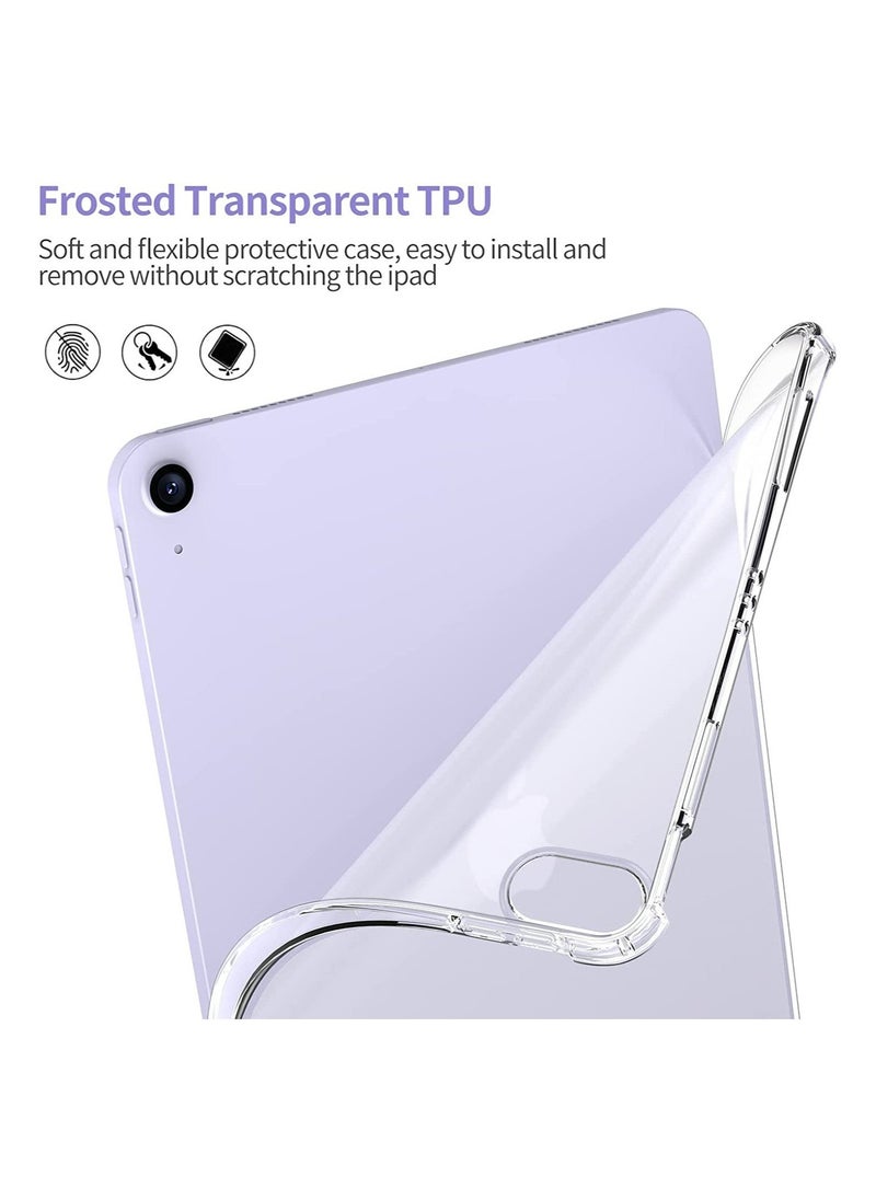 vesus iPad Air 5th Generation Case, TPU Cover for iPad Air 5th/4th Generation 10.9 Inch 2022/2020ï¼ŒFrosted Transparent Shockproof Protective Case - Image 2