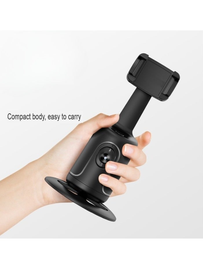 Phone Gimbal Stabilizer, 360 Degree Rotation Desktop Handheld Gimbal Phone Tripod, Panoramic Follow Up Gimbal Bracket With Intelligent Gestures Recognition, (1pc, Pink)  - Image 2