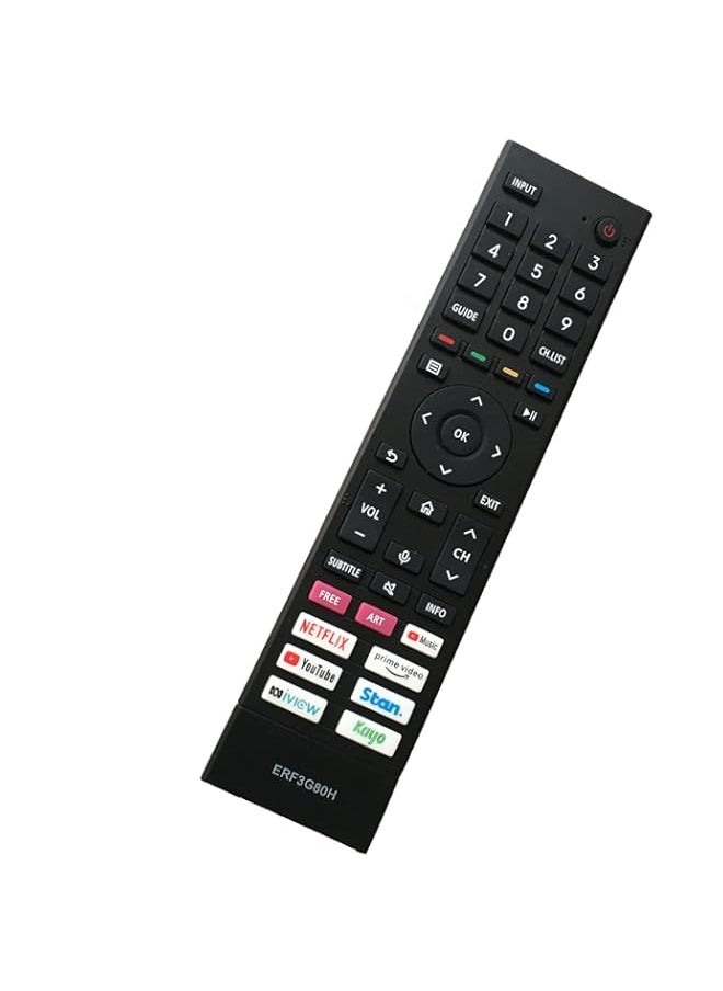 HuHa - Kassionel Replacement Remote Control ERF3G80H Compatible for Hisense TV A7G U7G Series A7G Series 43A7G 50A7G 55A7G 65A7G 75A7G 85A7G U7G Series 55U7G 65U7G 75U7G 85U7G (No Voice Function) - Image 1