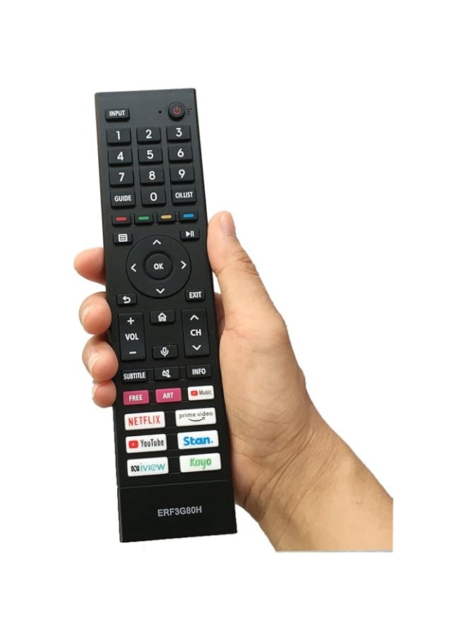 HuHa - Kassionel Replacement Remote Control ERF3G80H Compatible for Hisense TV A7G U7G Series A7G Series 43A7G 50A7G 55A7G 65A7G 75A7G 85A7G U7G Series 55U7G 65U7G 75U7G 85U7G (No Voice Function) - Image 1