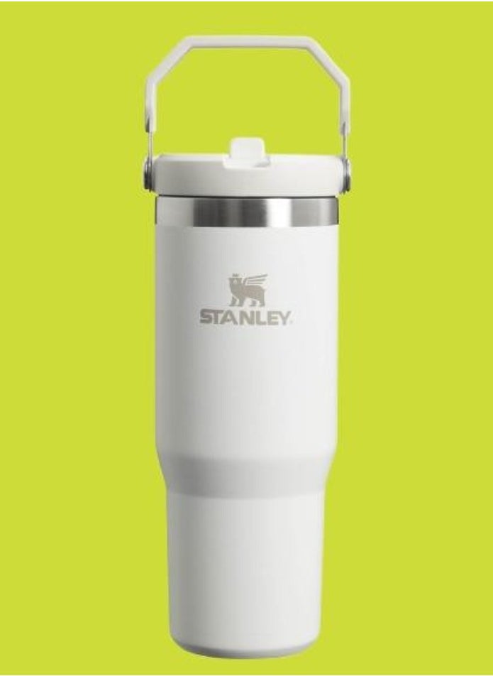 IceFlow Flip Straw Water Bottle With Straw 0.88L Keeps Cold for 12+ Hours – Leakproof – Stainless Steel Water Bottle – BPA Free Travel Mug – Easy to Carry – Dishwasher Safe – Frost