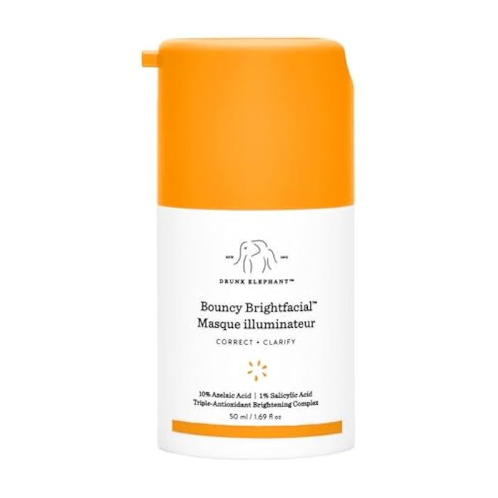 Drunk Elephant قناع الوجه المضيء من درانك إليفانت - 50 مل/1.69 أونصة سائلة - قناع وجه مضيء - عناية بالبشرة نظيفة سريرية - خالي من القسوة - مختبر من قبل أطباء الجلد - خالي من الزيوت الأساسية والسيليكون والعطور - Image 1