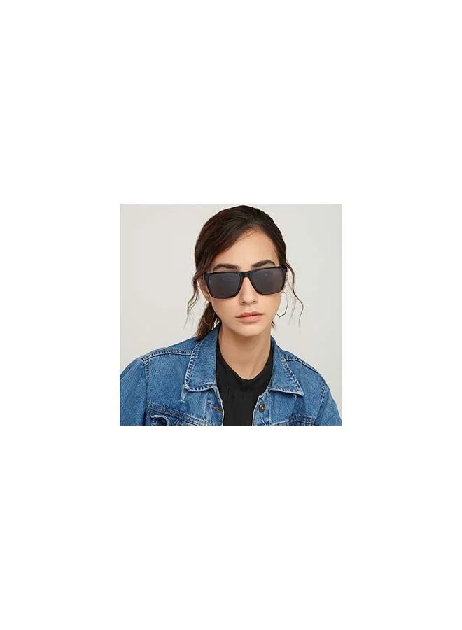 VINCENT CHASE Mirage Full Rim Wayfarer Frame Polarized & UV Protected Sunglasses VC S13973 - 56mm - Blue