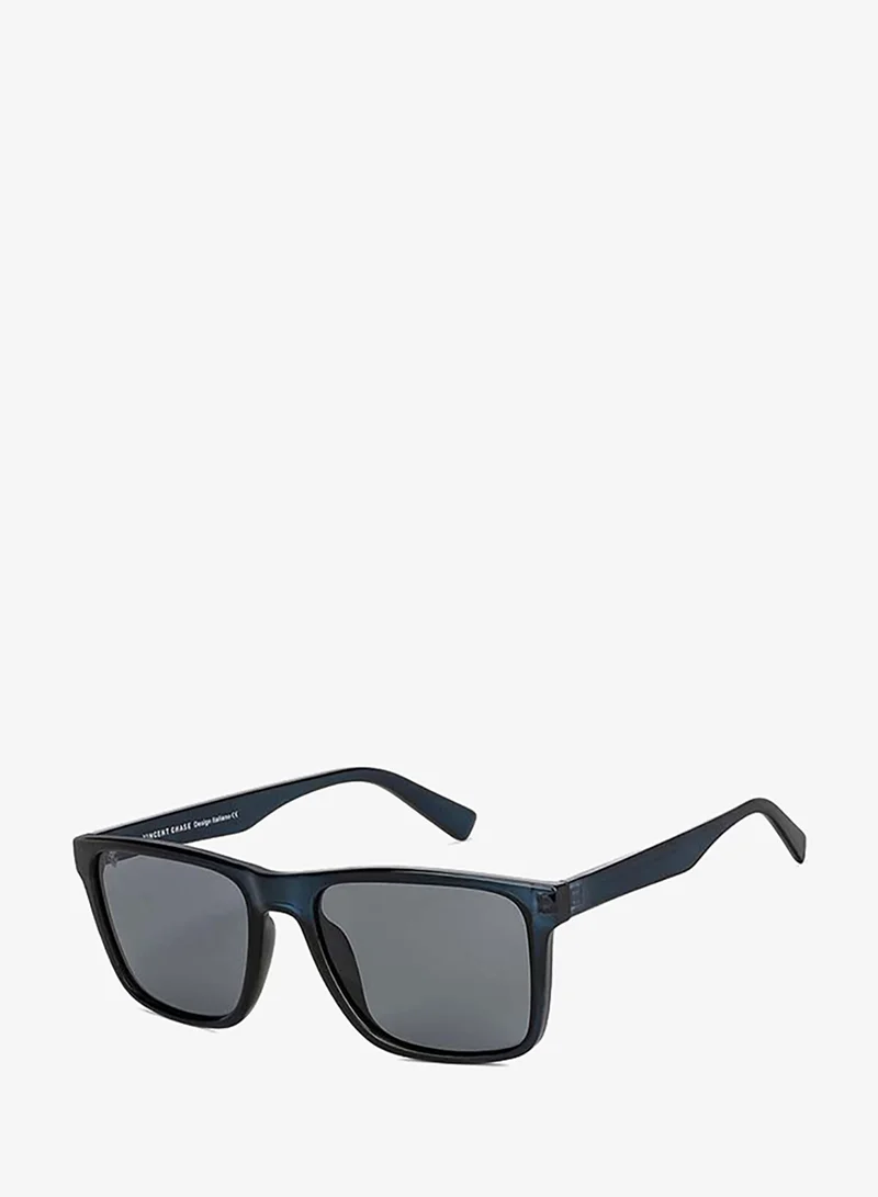 Vincent Chase Mirage Full Rim Wayfarer Frame Polarized & UV Protected Sunglasses VC S13973 - 56mm - Blue