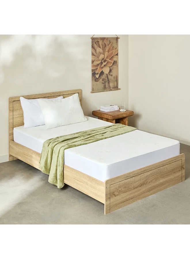 Home Box Aloevera Waterproof Twin Mattress Protector 200 x 33 x 120 cm